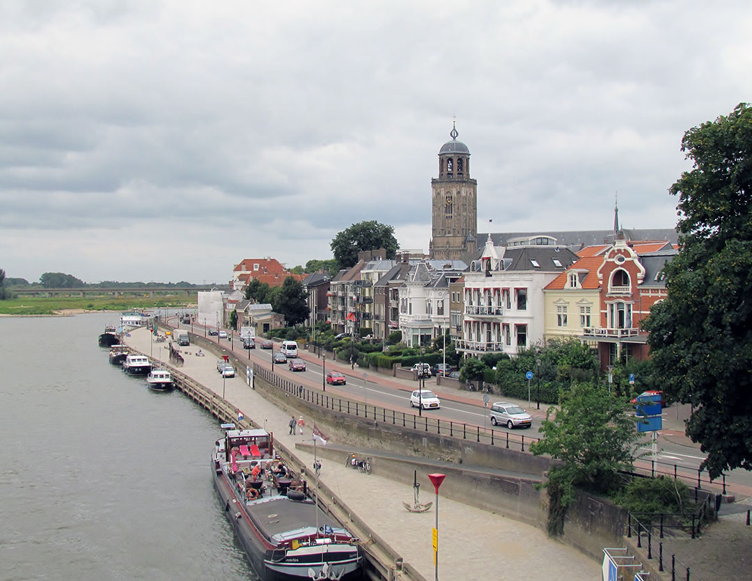 Deventer and IJssel River Netherlands